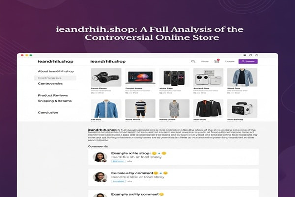 ieandrhih.shop: A Full Analysis of the Controversial Online Store