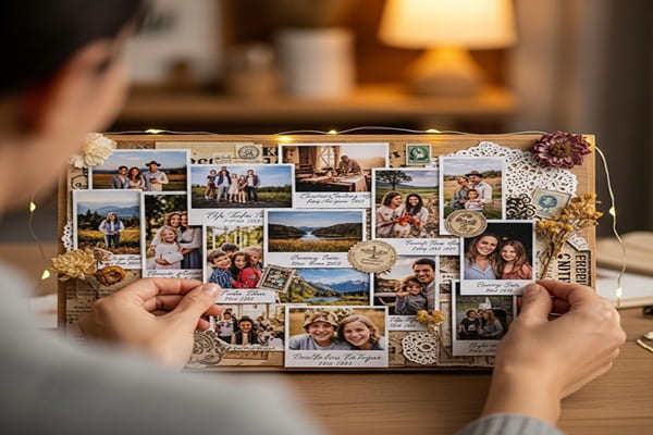 TributeOnPrintedPics: Preserving Memories in a Tangible Way